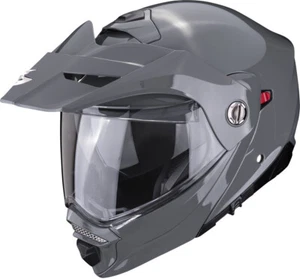 Motorradhelm Modular Scorpion Exo ADX-2 Grau Cement Grey Größe L - Bild 1 von 1