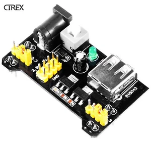 MB102 Breadboard Power Supply Module 3.3V 5V For Arduino Solderless 1/2/3 Pieces - Picture 1 of 5