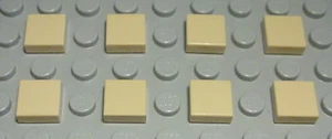 Lego Tile - 1x1 Beige 8 Pieces - Picture 1 of 1