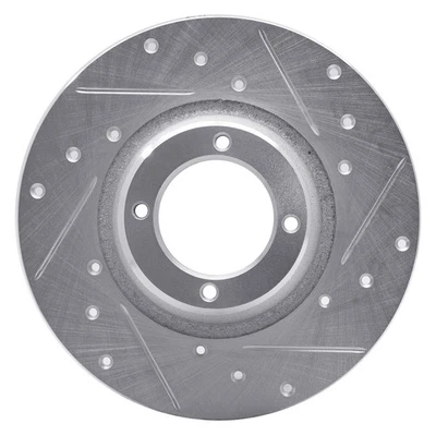 For Triumph TR7 75-80 Brake Rotor eLINE Drilled & Slotted 1-Piece Front - Изображение 1 из 4