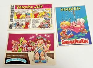 1986 Garbage Pail Kids Lot of 3 Giant Cards 5x7 Topps Vintage - Bild 1 von 2