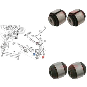 PARA BMW SERIE 1 3 BUJE EJE TRASERO BUJE BUJE BUJE BUJE MONTAJES DE GOMA NUEVO X4 - Imagen 1 de 2