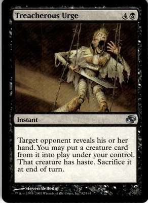 MTG Treacherous Urge NEARMINT NM / Magic The Gathering : Planar Chaos - Image 1 of 2