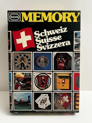 Vintage Memory Schweiz Switzerland Game 1980 Ravensburger 50 Pairs EUC - Image 1 of 4