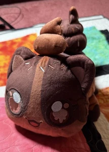 "Juguete de peluche Aphmau MeeMeows 11"" gato helado chocolate" - Imagen 1 de 7