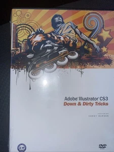 Adobe Illustrator CS3 Down And Dirty Tricks Corey Barker Sealed New - Picture 1 of 4