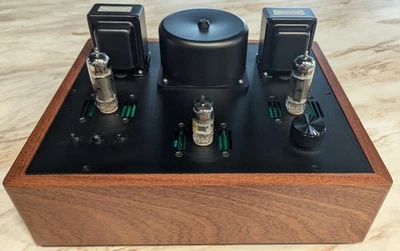 EL84 Single-Ended Stereo Verstärker - Triode/UL umschaltbar - 2 Eingangskanäle - Bild 1 von 4