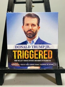 Triggered by Donald Trump Jr. Unabridged 8 AUDIO CDS - NEW SEALED - 10+Hours - Picture 1 of 9