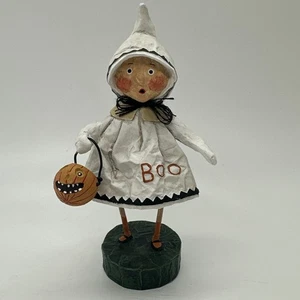 Lori Mitchell Little Boo Resina Trucco o Trattatore Halloween Statuina 6" - Foto 1 di 6