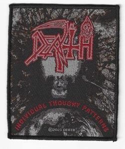 Death - Individual thought patterns gewebter Aufnäher woven Patch NEU &OFFICIAL - Picture 1 of 2