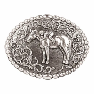 Nocona Youth First Love Oval Belt Buckle 37672 - Picture 1 of 1