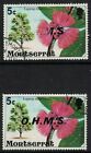 1976 Montserrat Malay Apple Tree OHMS Part Missing Error with Normal  (RW856)