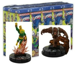 Heroclix DC Joker's Wild 054 GEO-FORCE SR 058 CLAYFACE SR & Mud FX Base w cards - Picture 1 of 5