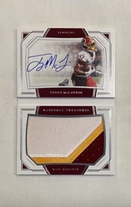 TERRY MCLAURIN RC 2019 NATIONAL TREASURES BOOKLET AUTOGRAPH ROOKIE CARD AUTO /99 - Picture 1 of 3