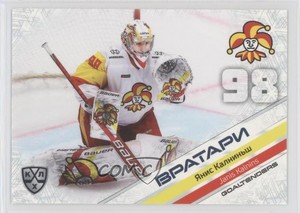 2021 Sereal KHL Cards Collection Exclusive Goaltenders Janis Kalnins #GOA-035
