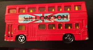 Majorette British Bus Visit London Double Decker Toy Diecast Red No. 286 France