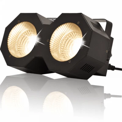 HPWASH 100 Warm White Stage Blinder Light COB LED 2 Cell 100w Stageblinder - Image 1 of 4