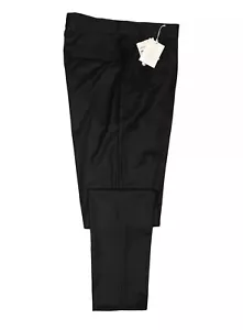 Brunello Cucinelli Men's Pants Size 36 / 52 Black 100% Wool Easy Fit - $1,145 - Picture 1 of 4