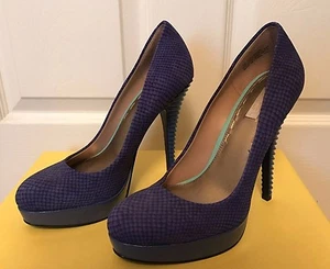 Rachel Rachel Roy Kamaria Platform Pump 8M, Blue Suede - Picture 1 of 4