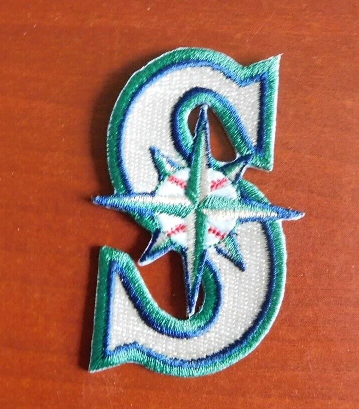 Seattle Mariners 3”X2” Iron On Embroidered Patch FREE Shipping!! - Image 1 of 1