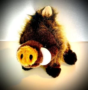 Vintage Parc Asterix-Boar / Warthog Soft Toy Plush New With Tag 2010 - Picture 1 of 7