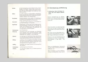 Silnik wysokoprężny MWM AKD 112 instrukcja obsługi lista części zamiennych oryginalna 1955 - Zdjęcie 1 z 2