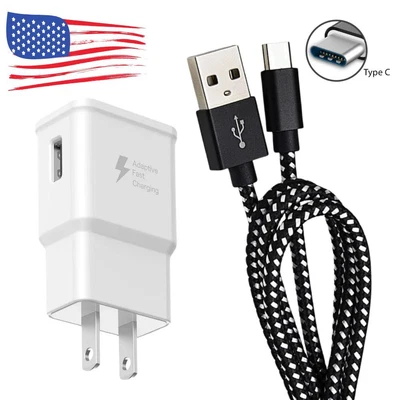 Cargador de pared rápido USB tipo C adaptable para Samsung Galaxy S24 S23 S22 S21 S20 S10 Foto 1 de 4