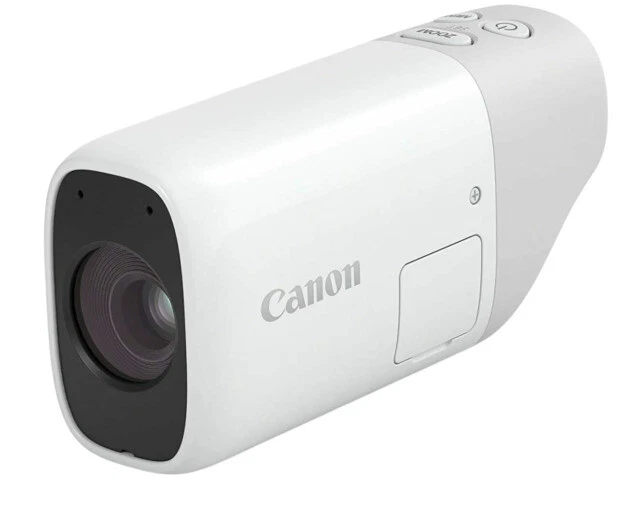 Canon PowerShot ZOOM 12.1MP Compact Telephoto Monocular Camera - White