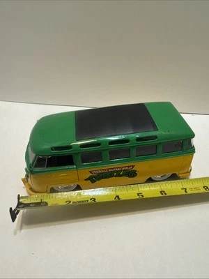 VW BUS TEENAGE MUTANT NINJA TURTLES JADA JAD31786 1/24 TMNT DIECAST LEONARDO  - Image 1 of 4
