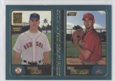 2001 Topps Draft Picks Limited Edition Blake Williams Brandon Mims Rookie RC - Image 1 of 2
