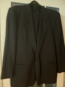 Tuta uomo Mani Georgio Armani US 46 EU 56 due pezzi tinta unita pantaloni neri 43/37 - Foto 1 di 17