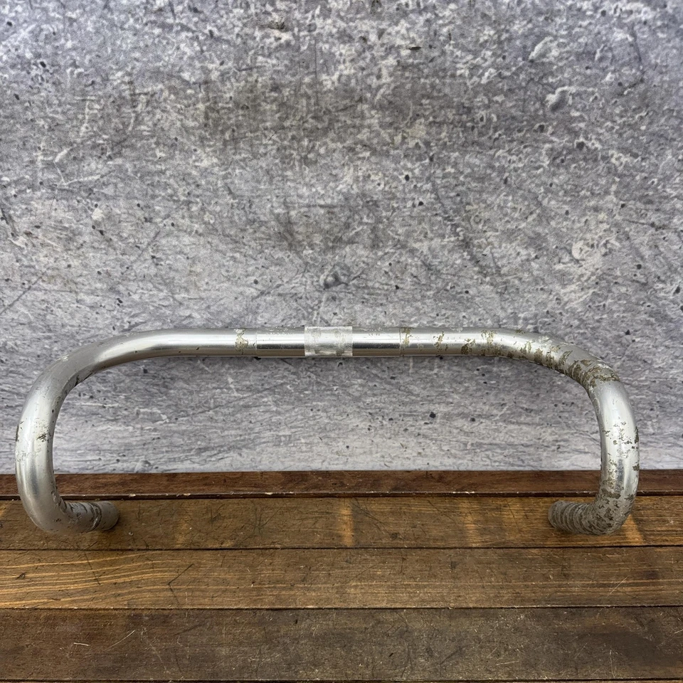 Cinelli 64-40 Giro D'Italia Road Bike Drop Handlebar 40cm 26.4mm 300g Silver 400 - Image 1 of 4