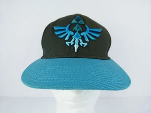 The Legend of Zelda Adult One Size Skyward Sword Gray / Blue Snapback Hat - Picture 1 of 10