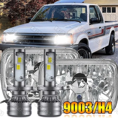 2x 5X7" 7x6 pulgadas Faro LED H4 Alto/Lo Para Mazda B2000 B2200 B2600 RX7 GLC A++ Foto 1 de 4