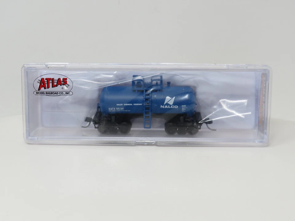 Atlas N 50006887 Nalco Chemical GATX lata de cerveza tanque corto vagón tren de carga Foto 1 de 1