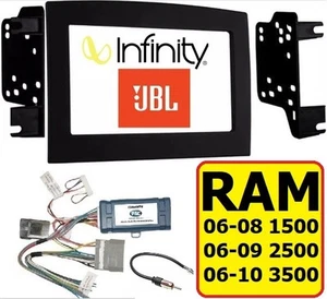 FOR INFINITY/JBL 06-10 RAM Double DIN Car Stereo Radio Installation Dash kit - Bild 1 von 4