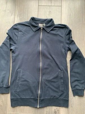 Mens Navy Blue Zipper With Collar UK Size S - Image 1 of 4