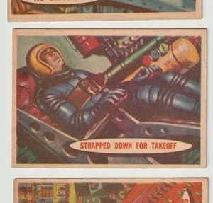 VINTAGE 1958 A&BC SPACE TRADING CARD 16 STRAPPED DOWN FOR TAKEOFF UK SMALL LOGO! - Picture 1 of 2