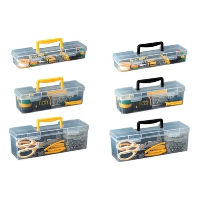 Multipurpose Tool Box With Easy Carry Handle Waterproof Designs For DIY Projects - Image 1 of 4