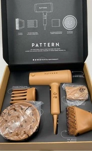 Pattern Brown Blow Dryer Diffuser Comb Attachments Quiet Powerful Hair Dryer - Picture 1 of 10