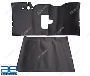 Floor Mat Set For Jeeps Willys 41-71 MB GPW CJ-2A 3A 3B, 5 M38 M38A1 LHD ECs - Picture 1 of 9