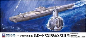 Pit-Road 1/700 German Navy Submarines U-Boot Type XXI & XXIII Bausatz NEU - Bild 1 von 2