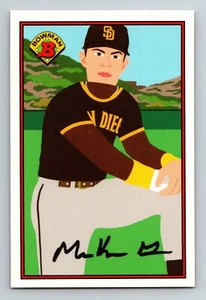 2021 Topps 1989 Bowman x Keith Shore - #39 - MacKenzie Gore -  San Diego Padres - Picture 1 of 2