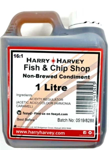 1L Condimento No Elaborado 16:1 Concentrado Hacer Chip Shop Estilo Vinagre Marrón 16L - Imagen 1 de 1