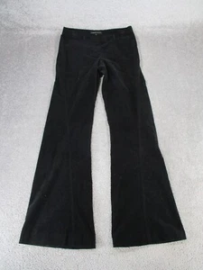 Theory Pants Womens 0 Black Corduroy Low Rise Flare - Picture 1 of 12