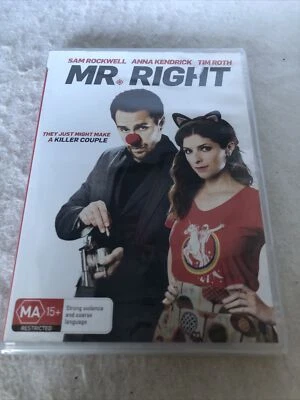 Mr. Right (DVD, 2015)BRANDNEWSEALED. Free Shipping Region.4 - image 1 of 2