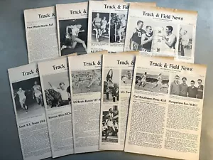1959 Track & Field News 9 numeri mensili mancanti gennaio novembre dicembre rivista sportiva - Foto 1 di 20