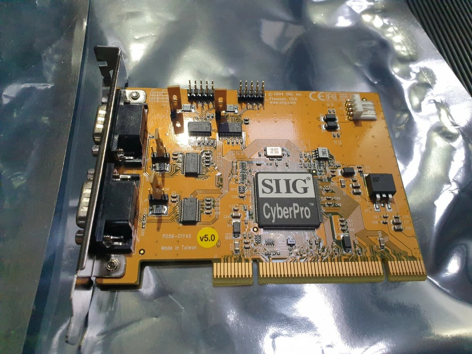 SIIG CYBERPRO JJ-P45012-S6 SERIAL I/O CARD  (R6S0.4B2) - Image 1 of 4