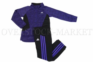 NEW ADIDAS GIRLS 2 PIECE ACTIVE WEAR SETS! VARIETY OF STYLES COLORS & SIZES - Picture 1 of 8