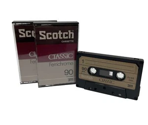 ⭐️2x SCOTCH 90 Classic Ferrichrome - Leerkassette(bespielt)Vintage Tape MC Italy - Bild 1 von 7